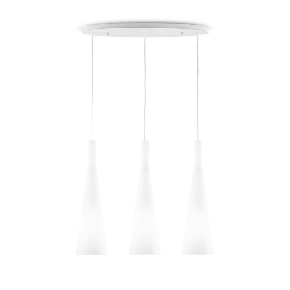 Buy Cluster Pendants Australia Milk Sp3 Cluster Pendant 3 Lights White Metal - 030326