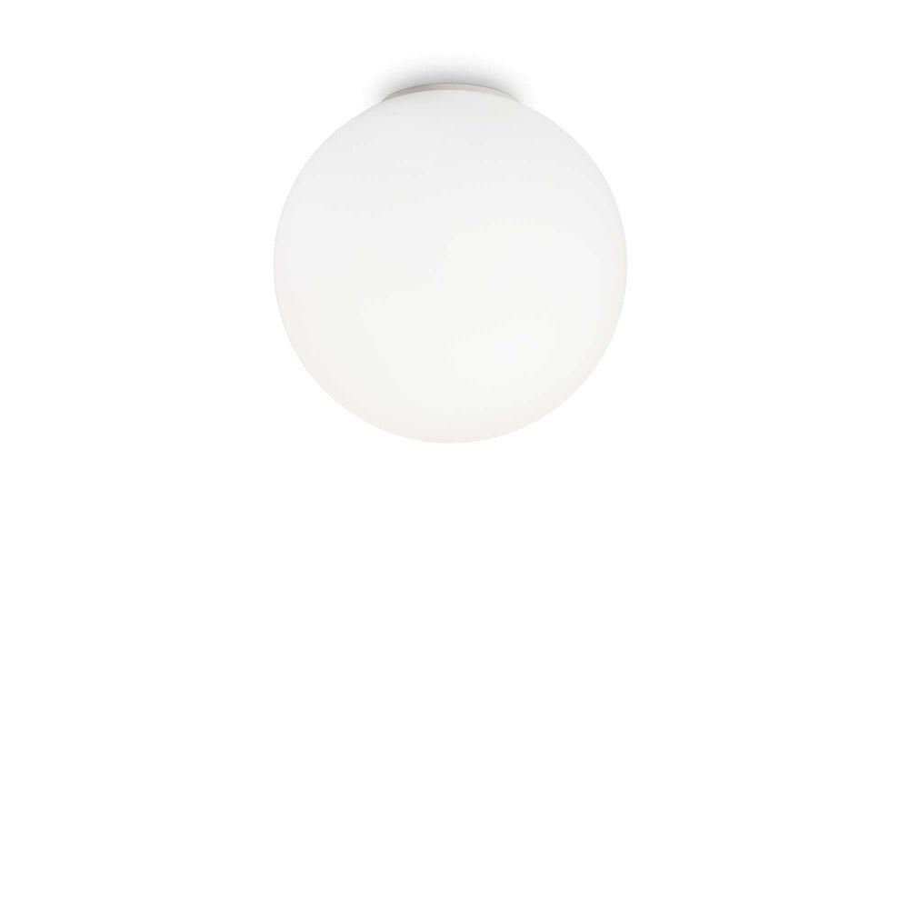 Mapa Bianco Pl1 Flush Mount Light White Metal & Glass - 059839