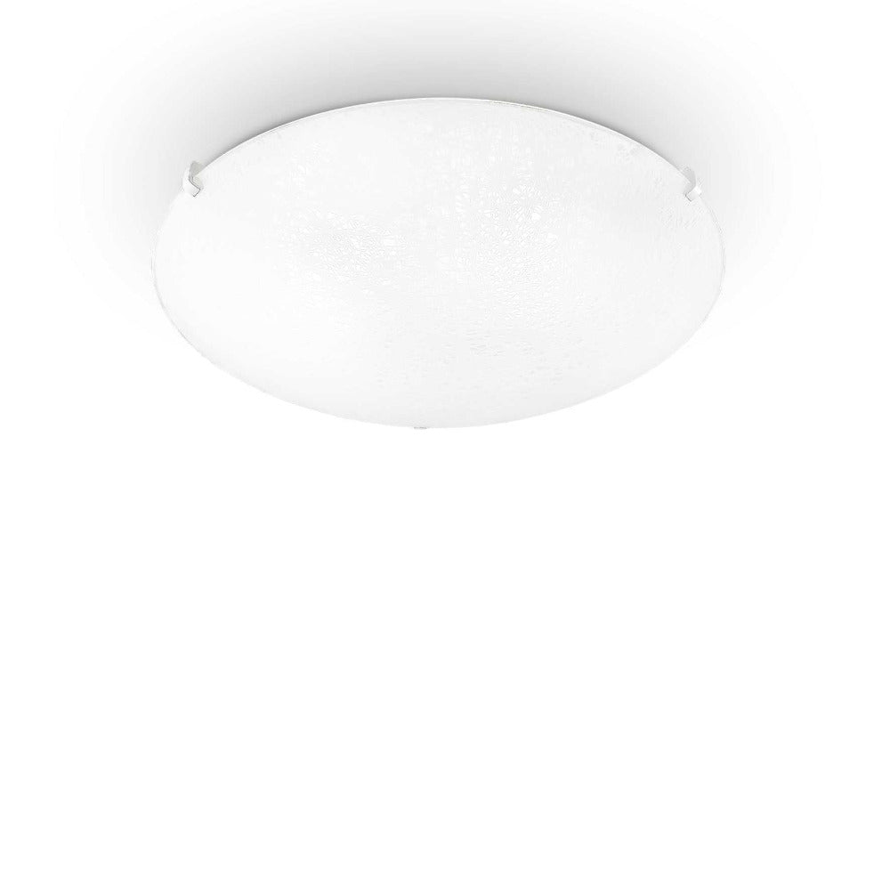 Lana Pl2 Flush Mount 2 Lights White Glass - 068138