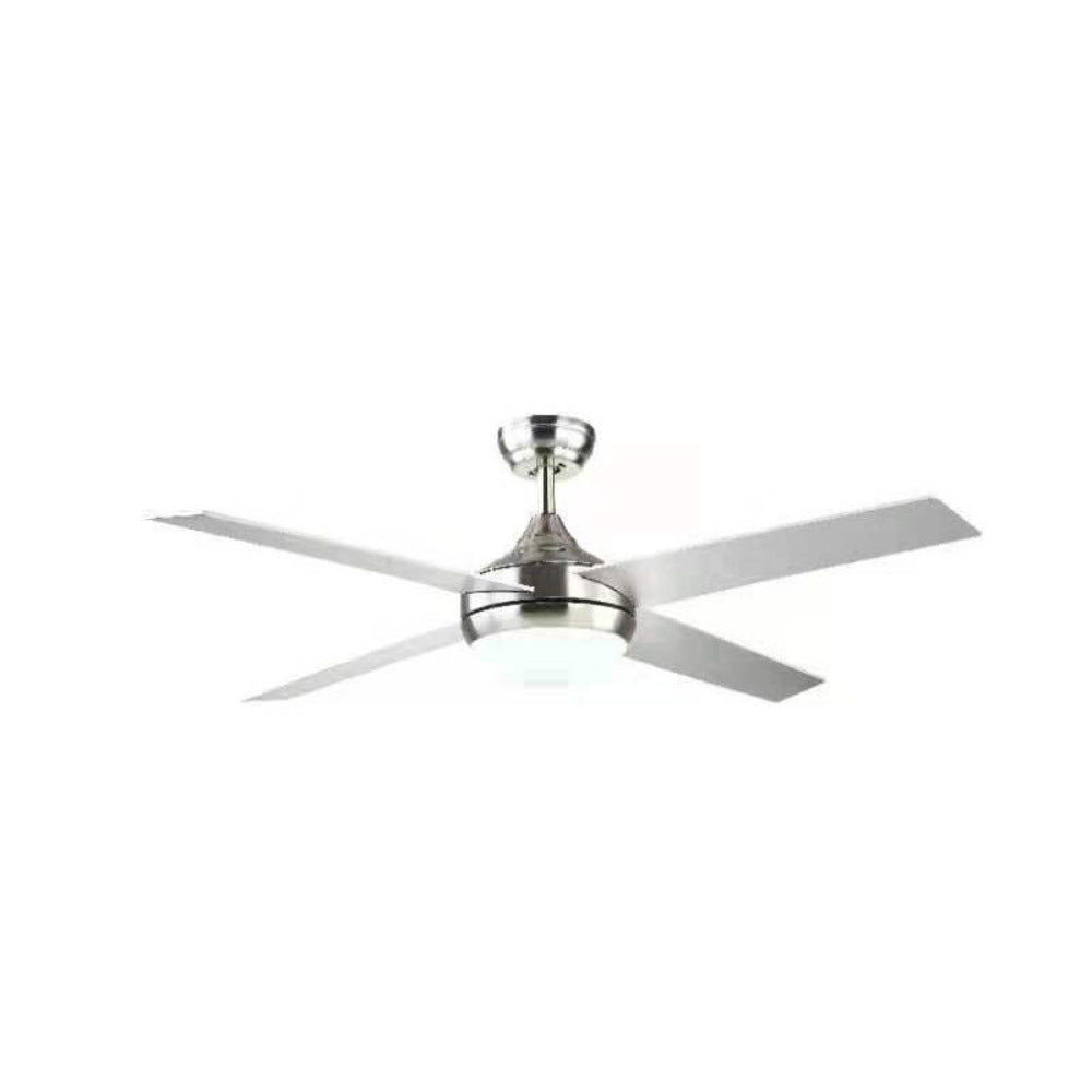 Buy AC Ceiling Fans With Light Australia AC Ceiling Fan 52" Silver Light Silver - MP1248-4-E27/SILVER