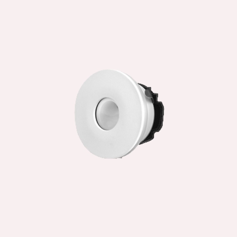 Buy Step Lights Australia Round LED Step Light White Aluminium 15° TRI colour - STEP-518WH/TC