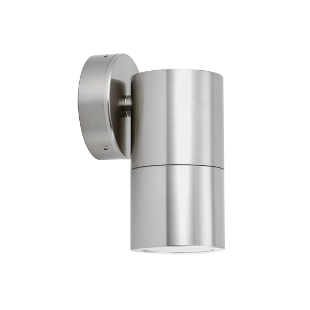 Buy Exterior Spotlights Australia Exterior Spotlight Round Fixed H125mm Titanium Aluminium - 2121T
