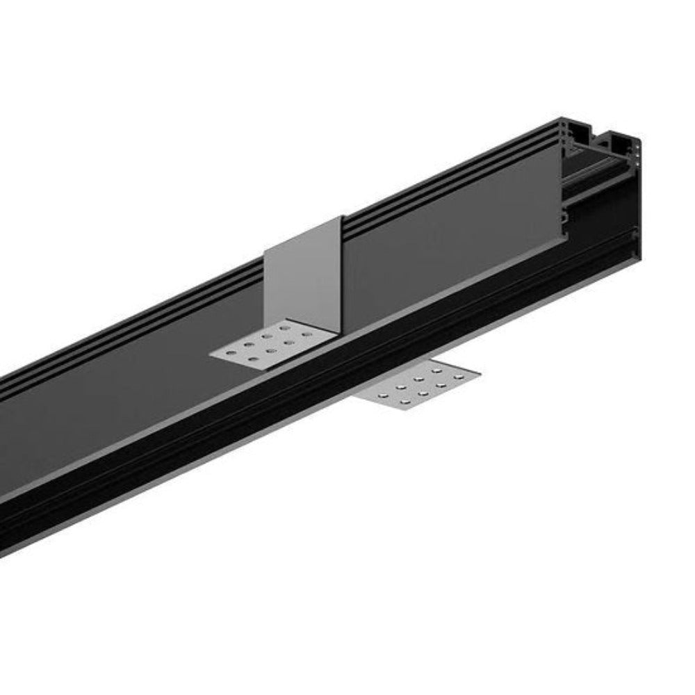 Buy Three Circuit Tracks & Accessories Australia Magnetic Trak 3 Circuit Recessed L1000mm Black - 601010-1M