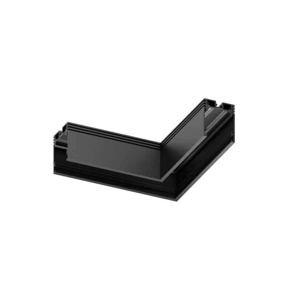 Buy Three Circuit Tracks & Accessories Australia Trak 3 Circuit Recessed Horizontal L Shape Joiner Black - 601901