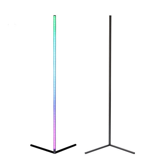Buy Floor Lamps Australia LED Floor Lamp Remote Control Black RGB - FL35150