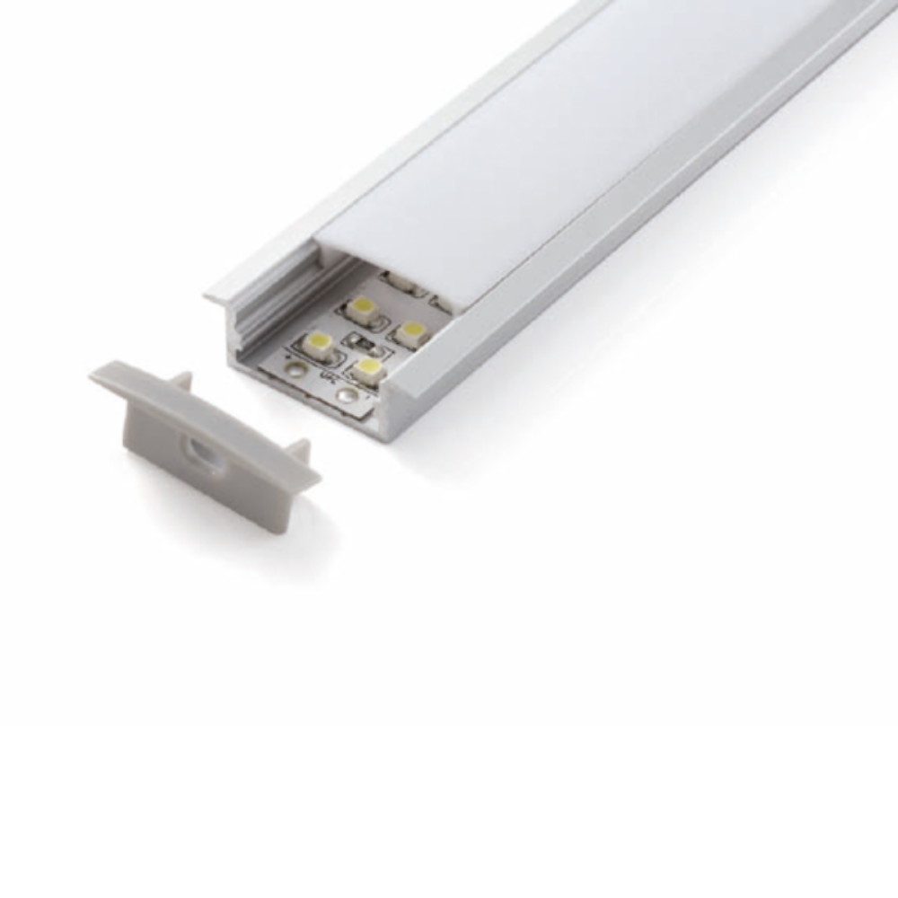Buy Strip Light Profiles Australia Strip Light Profile L1000mm W30.5mm Opal Aluminum - VB-ALP013-1M
