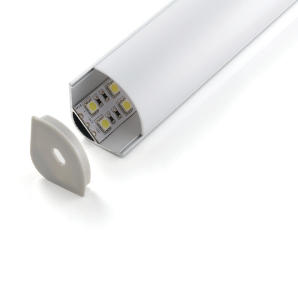 Buy Strip Light Profiles Australia Strip Light Profile L1000mm W30mm Opal Aluminum - VB-ALP016-R-1M