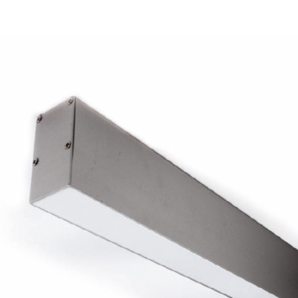 Buy Strip Light Profiles Australia Suspended Strip Light Profile L1000mm W35.2mm Opal Aluminium - VB-ALP051-1M