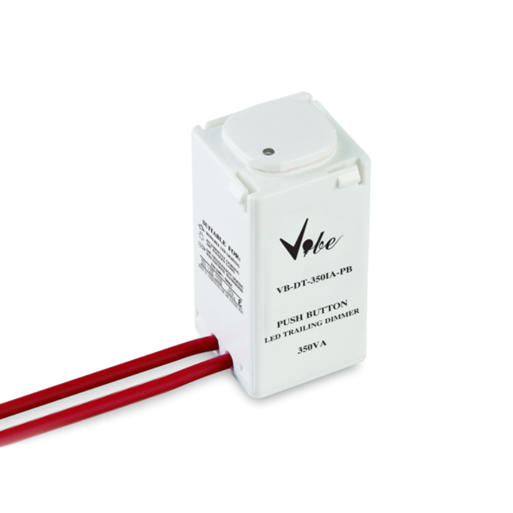 Buy Dimmers & Switches Australia Dimmers & Switches Trailing Edge Push Button White - VB-DT-350IA-PB