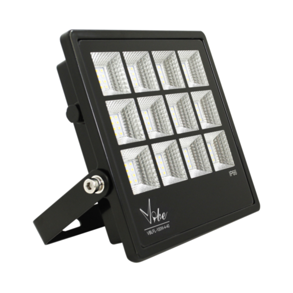 Flood Light 100W Black Aluminium 4000K - VBLFL-100W-4-40