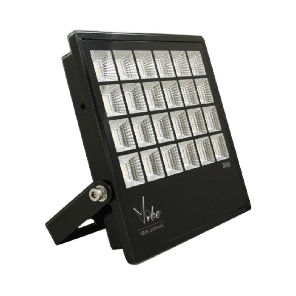 Flood Light 200W Black Aluminium 4000K - VBLFL-200W-4-40