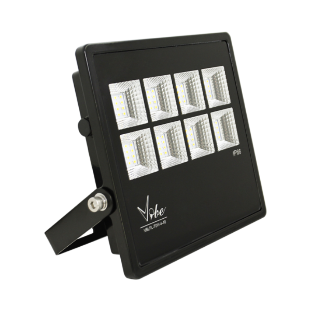 Buy Floodlights Australia Flood Light 70W Black Aluminium 4000K - VBLFL-836-4-C