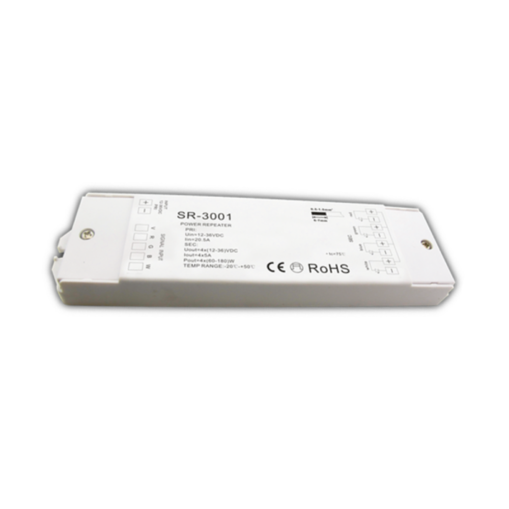 Buy Strip Light Controllers Australia LED Strip Light Controller RGB Signal Amplifier - VBLST-CTRL-AMP