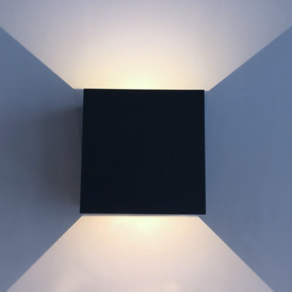 Buy Up / Down Wall Lights Australia LED Up / Down Wall Light Weatherproof 6W Black Aluminium 4000K - VBLWL-302-4-40