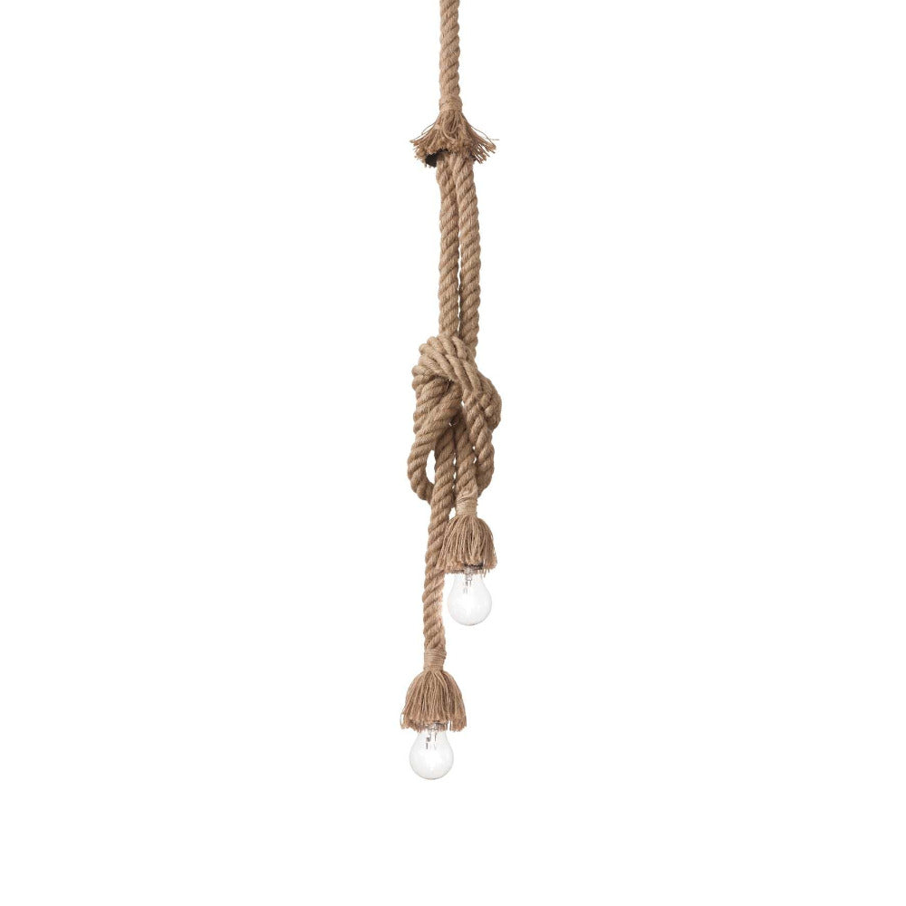 Buy Pendant Lights Australia Canapa Sp2 Pendant 2 Lights Natural Hemp Rope - 134840