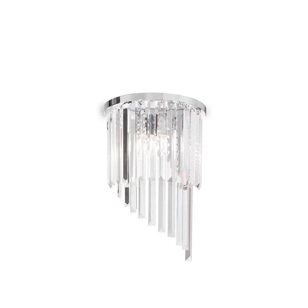 Buy Wall Sconce Australia Carlton Ap3 Wall Sconce 3 Lights Metal / Crystals - 1689