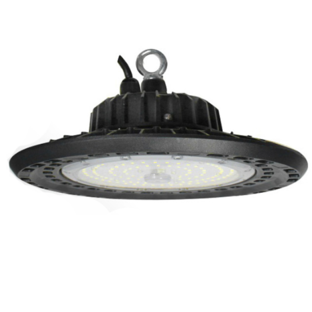 Buy LED High Bay Lights Australia LED High Bay Light 100W Black Aluminium 6500K - UFO-100