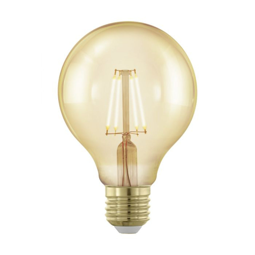 Buy LED Filament Globes Australia Bulb LED G80 Globe ES 240V 4.5W Warm White 2200K - 113045