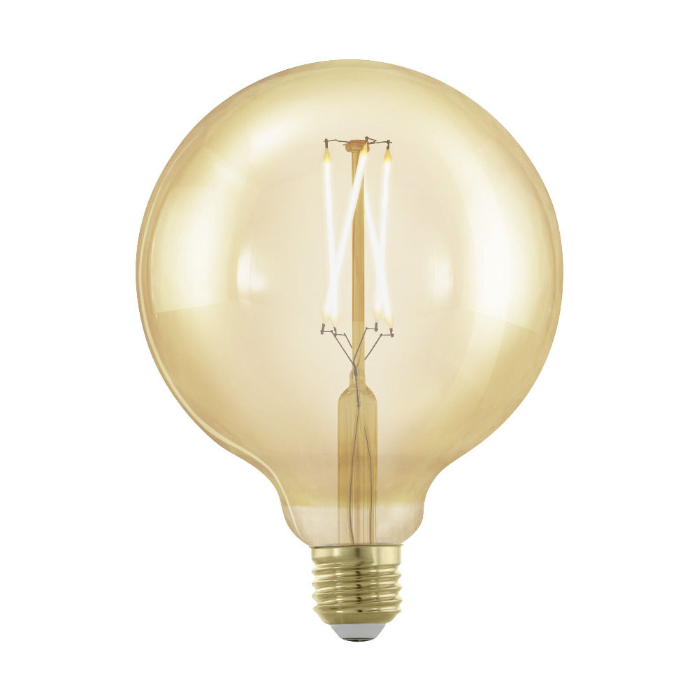 Buy LED Filament Globes Australia Bulb LED G125 Globe ES 240V 4.5W Warm White 2200K - 113047