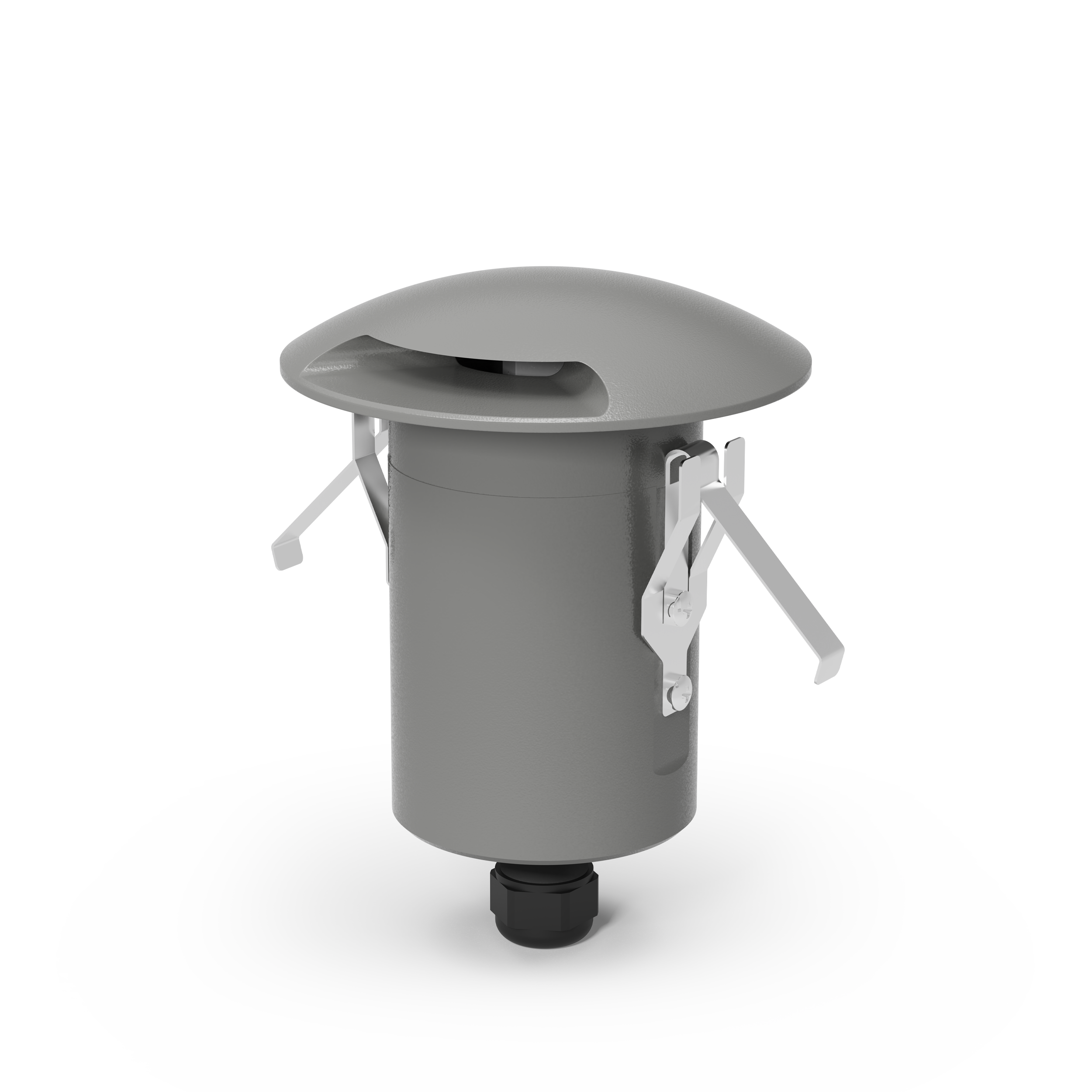 Buy Deck Lights Australia Lumena LED Deck light 24V DC W72mm 5W Aluminium Frosted 3000K+RGB - AQL-163-Z005