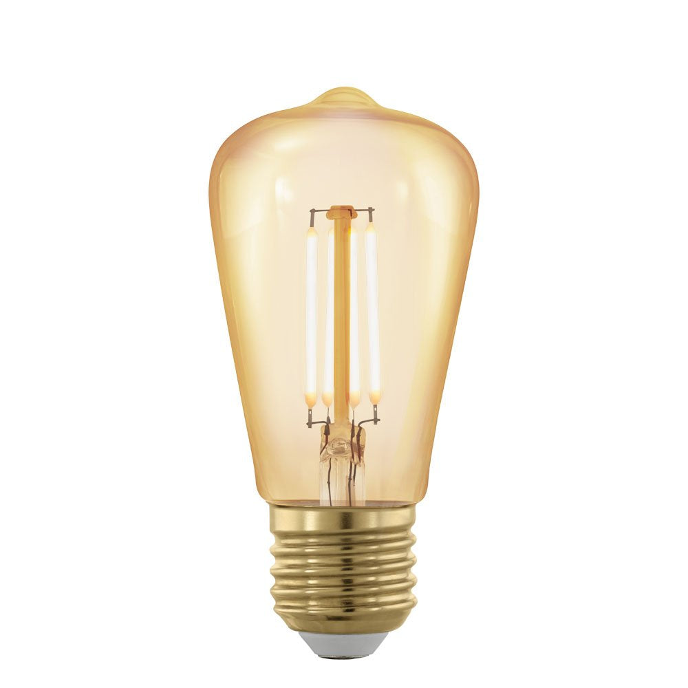 Buy LED Filament Globes Australia Filament Mini Pear Dimmable Vintage LED Globe 240V 4W ES Amber 1700K - 11695