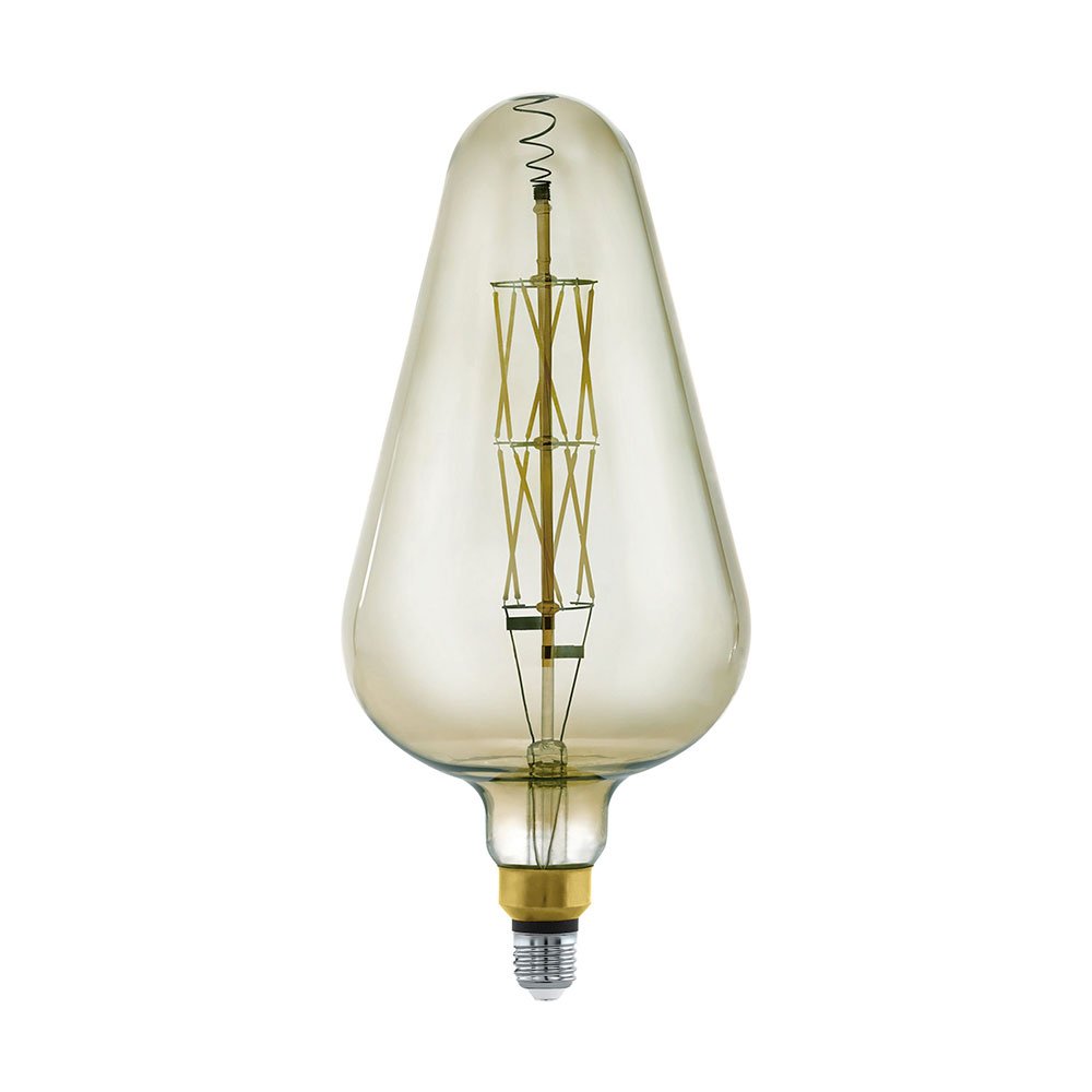8W E27 LED 3000K Black Transparent - 11842