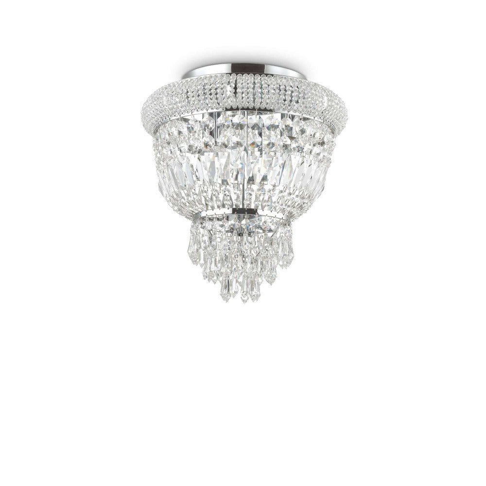 Buy Ceiling Crystals Australia Dubai Pl3 Ceiling Crystal 3 Lights Metal / Crystals - 2071