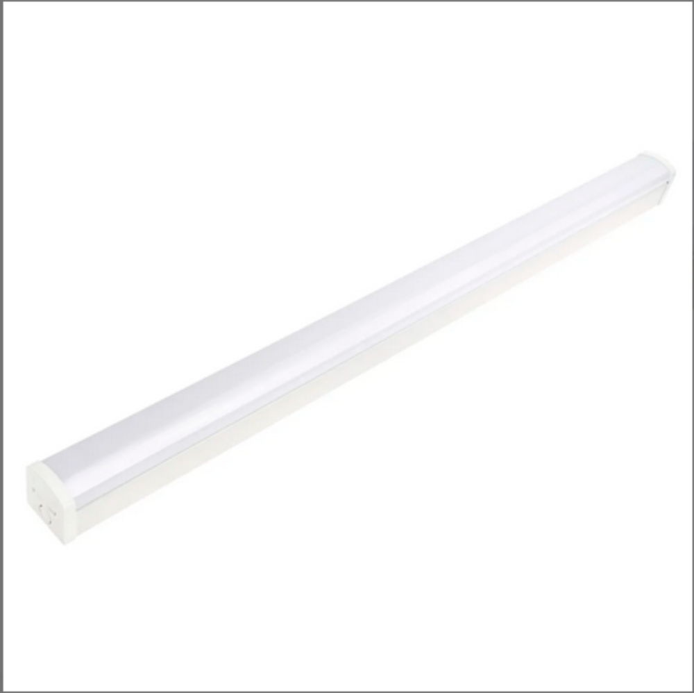 Buy LED Batten Lights Australia Duncan LED Batten Light L1200mm White Steel TRI Colour - 21793/05