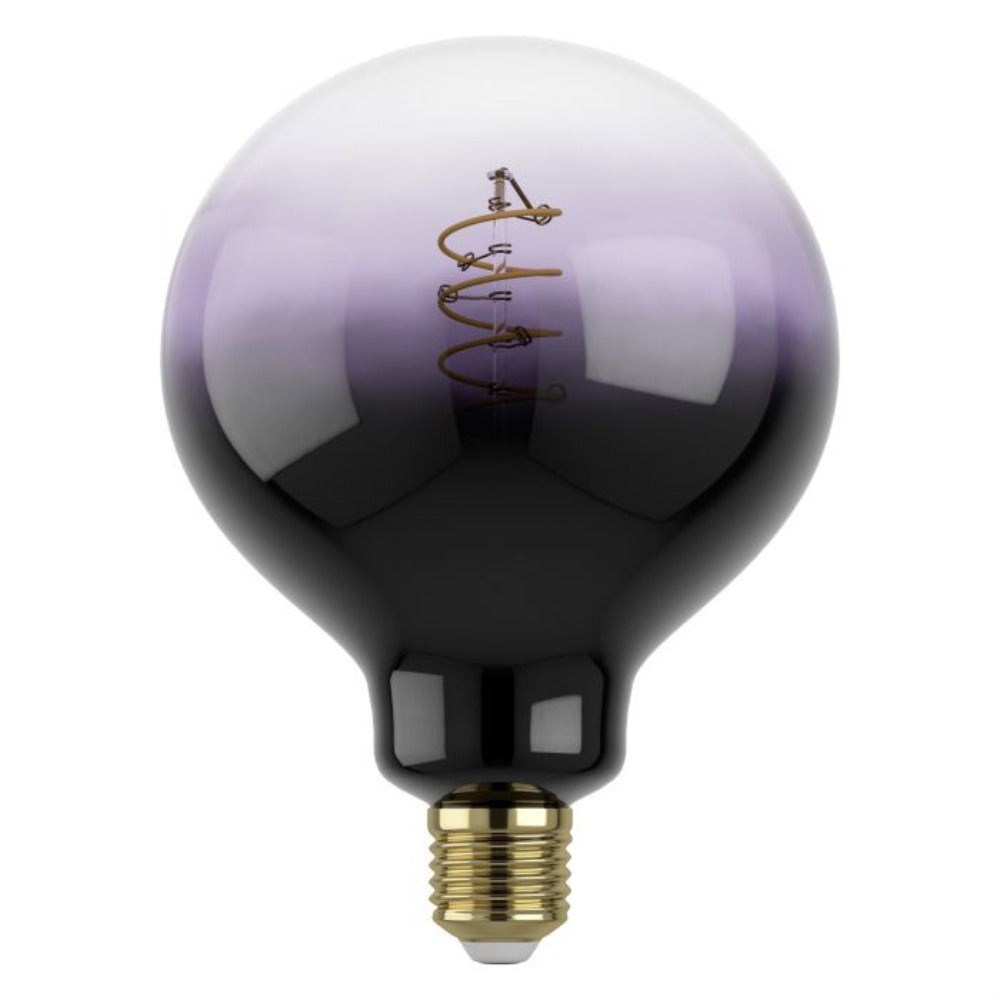 Buy LED Filament Globes Australia Filament Dimmable LED G125 Globe Bulb 240V 4W ES Purple Transparent Glass 1800K - 12557
