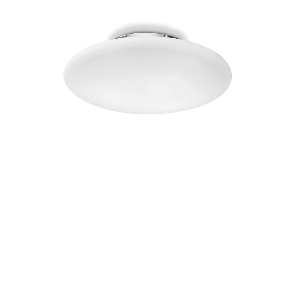 Smarties Pl3 Oyster 3 Lights W600mm White Glass - 032023