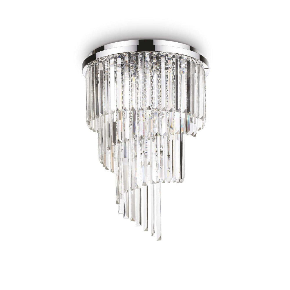 Buy Ceiling Crystals Australia Carlton Pl12 Ceiling Crystal 12 Lights Metal / Crystals - 16893