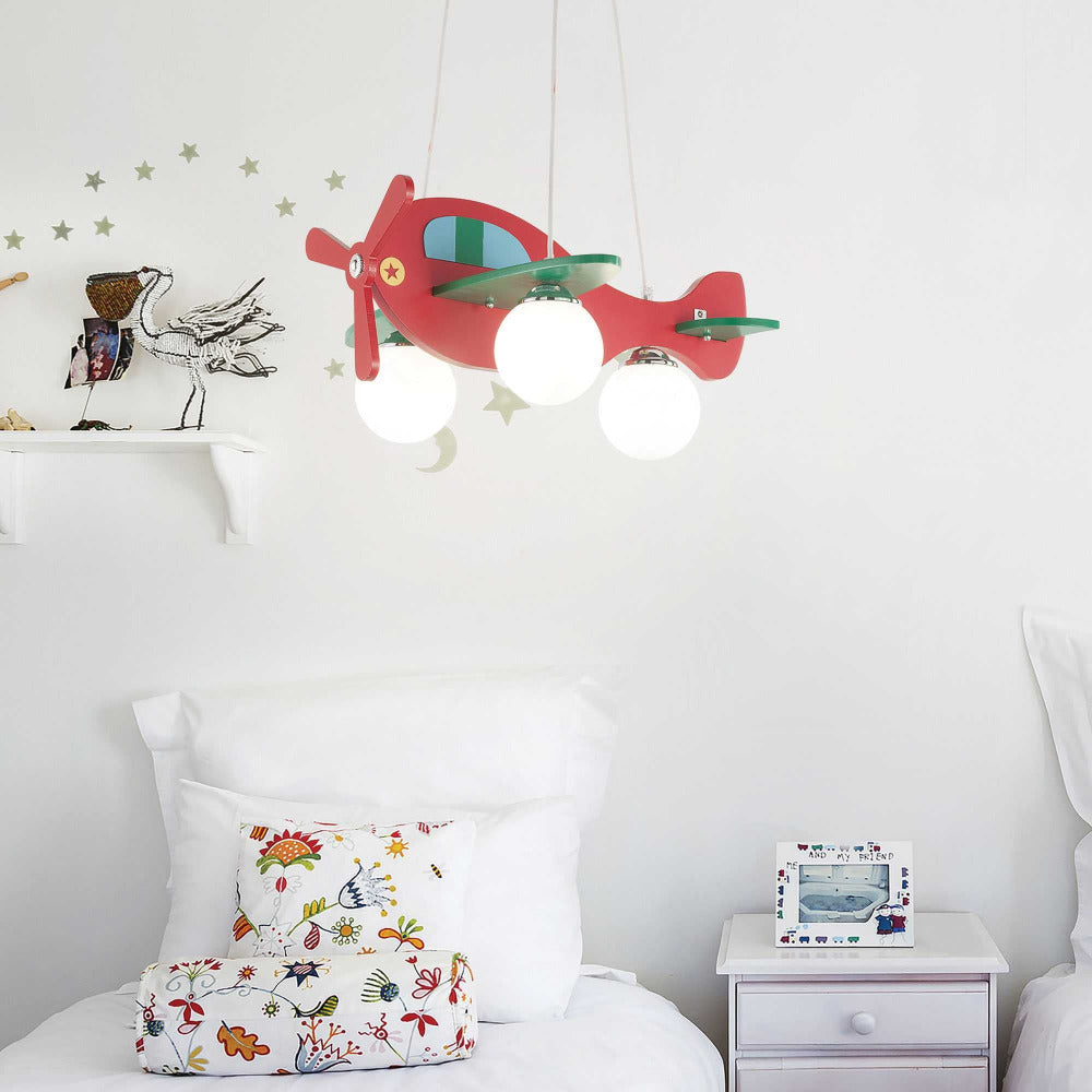Buy Pendant Lights Australia Avion Sp3 Pendant 3 Lights Wood White Glass - 1363