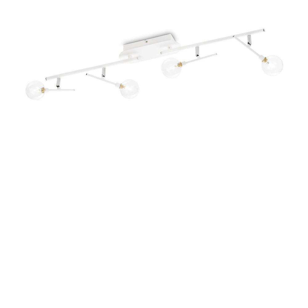 Maracas Pl4 Bathroom Vanity 4 Lights White Metal 200392