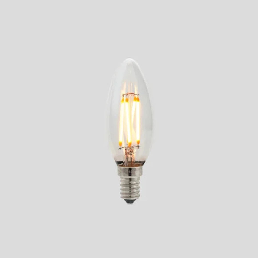 Buy LED Filament Globes Australia C35 LED Filament Globe SBC 3W Clear Glass 2200K - ZAF10755