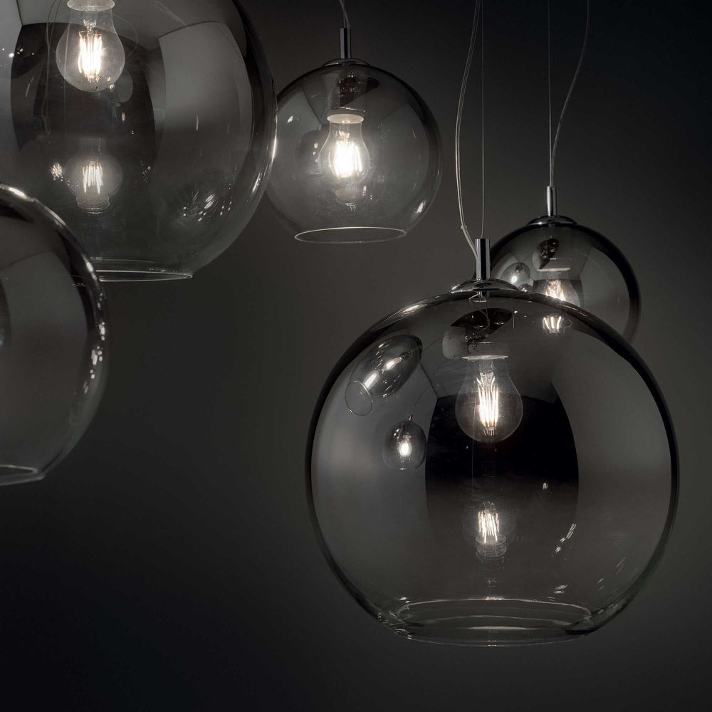 Buy Cluster Pendants Australia Nemo plus Sp5 Cluster Pendant 5 Lights Fade Chrome / Glass - 138305