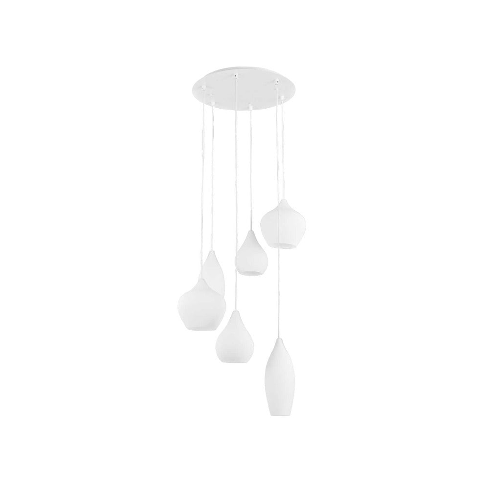 Buy Cluster Pendants Australia Soft Sp6 Cluster Pendant 6 Lights Metal - 11184