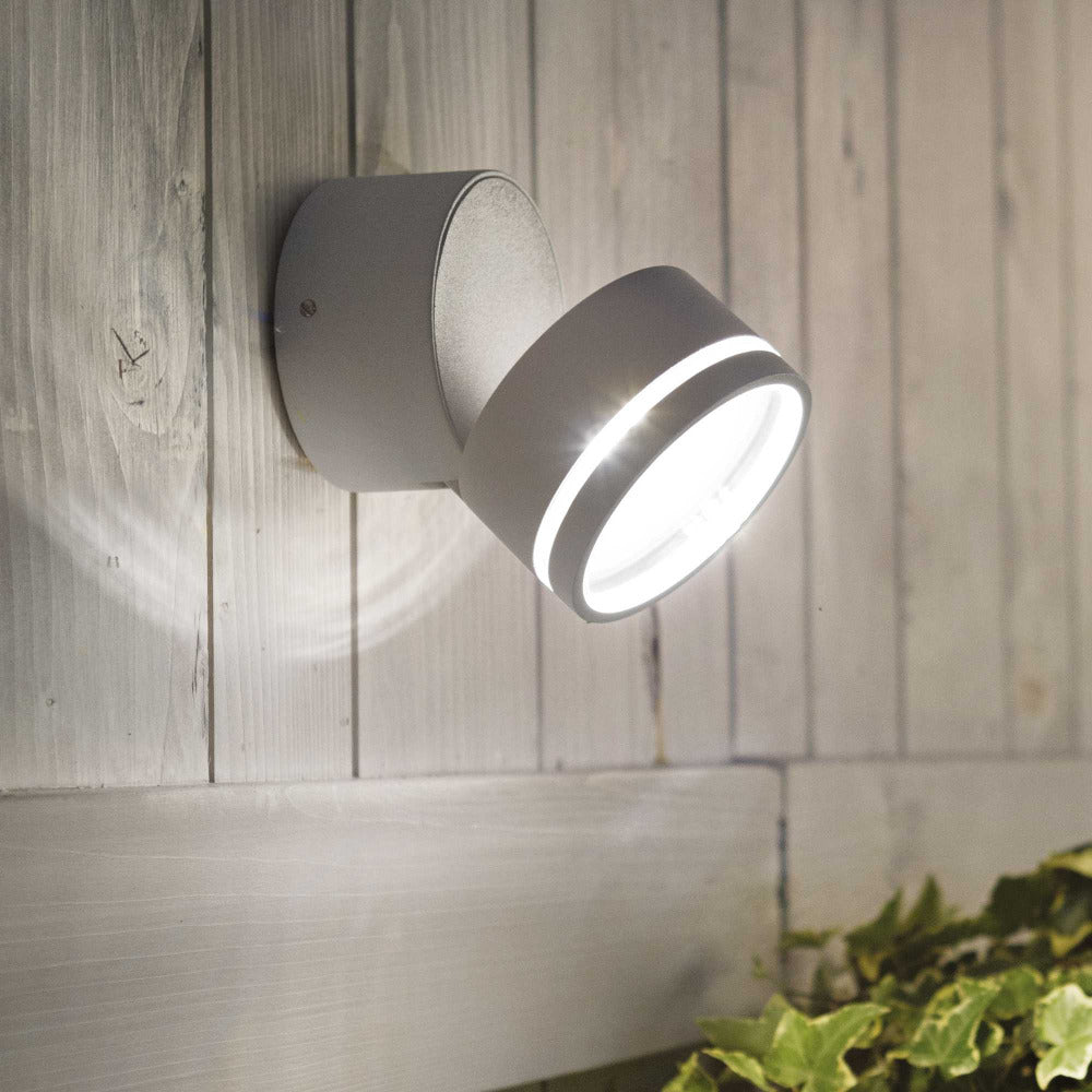 Buy Exterior Wall Lights Australia Omega Ap Round Exterior Wall Light Aluminum 4000K - 2855