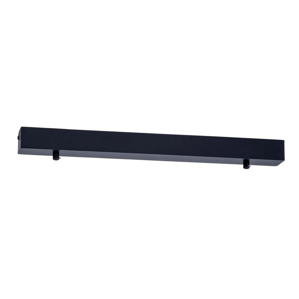 Pendant Canopy W500mm Black Aluminium - HV9705-5050-BLK