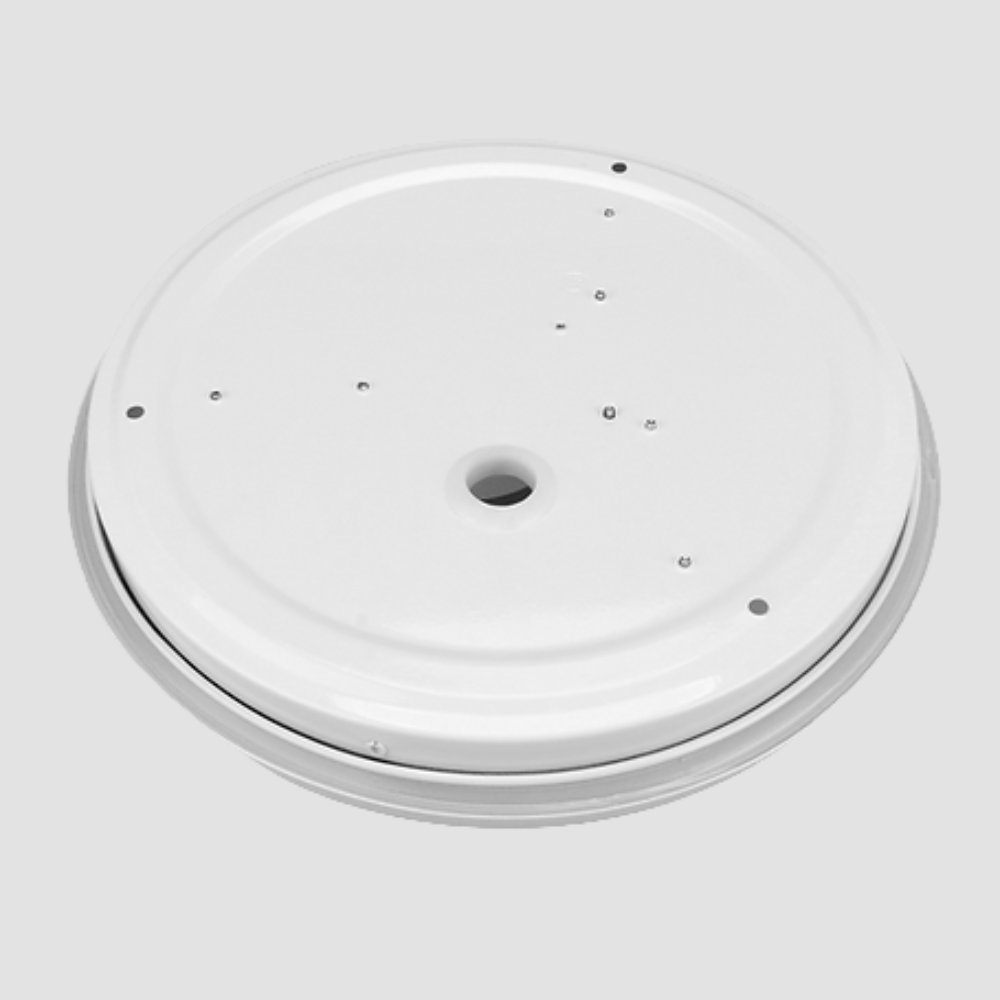 Buy LED Oyster Lights Australia Round LED Oyster Light 15W White Aluminium 3 CCT - AC1020/15W/WH/TC