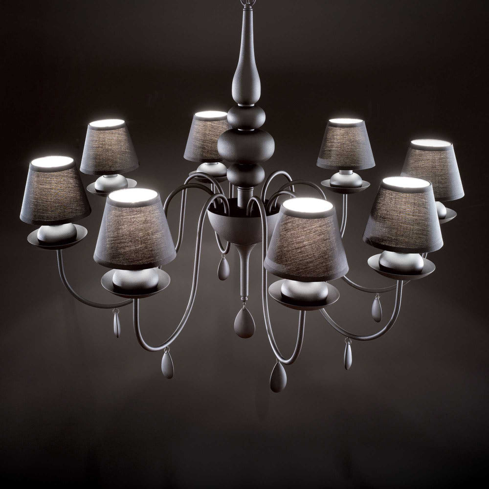 Buy Chandeliers Australia Blanche Sp8 Chandelier 8 Lights Metal - 03557