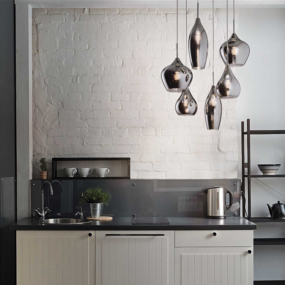 Buy Cluster Pendants Australia Soft Sp6 Cluster Pendant 6 Lights Metal - 11184