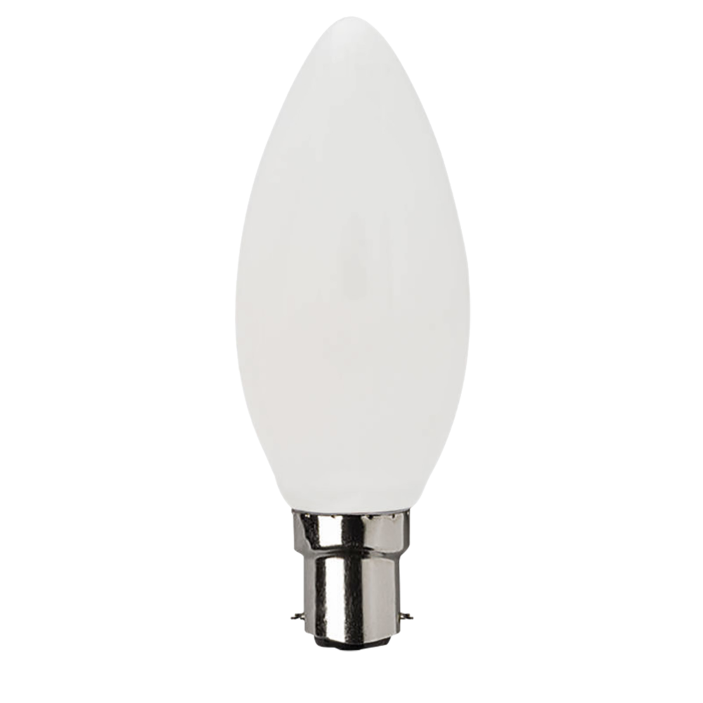 Buy LED Filament Globes Australia Candle LED Filament Globe 240V 4W SBC Opal Glass 5000K - LCA50B15D