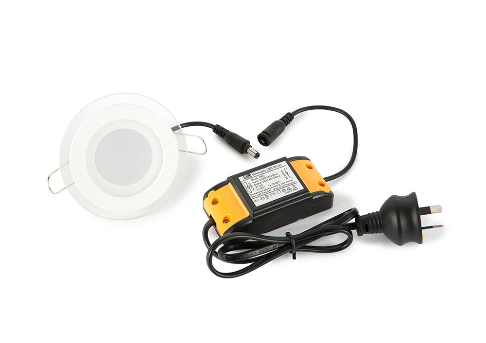 Buy Recessed Downlights Australia Stride LED Round Downlight/Steplight 6W 3000K White - 17846/05