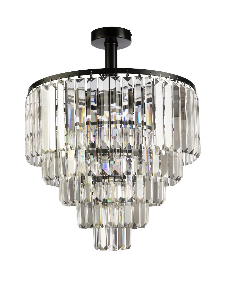 Buy Semi-Flush Mount Lights Australia Fiorentino Lighting - KARINA 5 Light Semi-Flush Mount Light Black