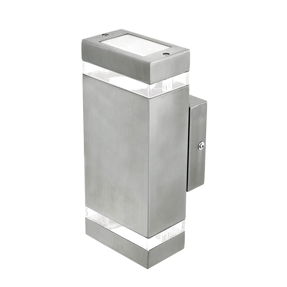 Buy Up / Down Wall Lights Australia Entasis Rectangular Up/Down Wall Light 304 Stainless Steel - 17942/16