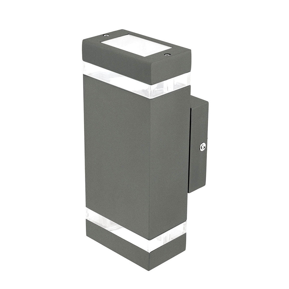 Entasis Rectangular Up/Down Wall Light Charcoal - 17942/51