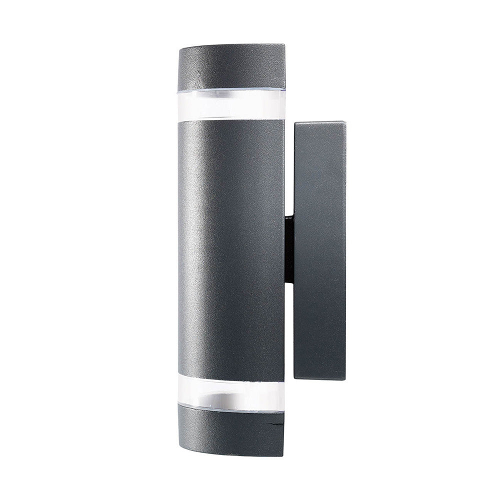 Buy Up / Down Wall Lights Australia Dormon Curved Up/Down Wall Light Charcoal - 17943/51