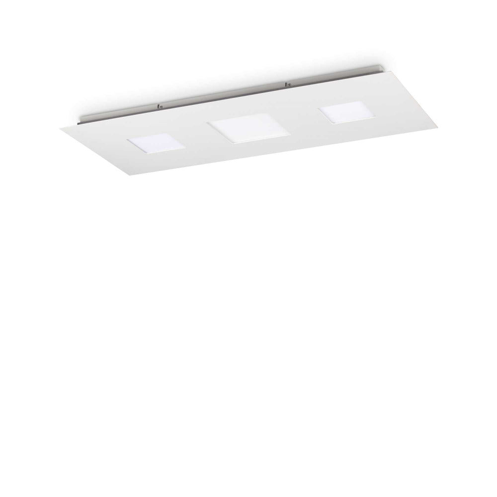 Buy Flush Mount Lights Australia Relax Pl Flush Mount Light W900mm White Metal 3000K - 255934