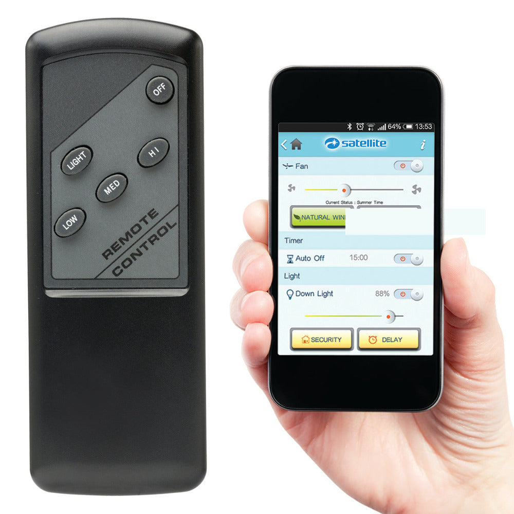 Buy Fan Accessories Australia Fan Remote Bluetooth Module & Remote For AC Fans, Black - 19575/06