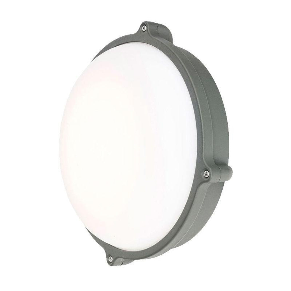 Buy LED Bunker Lights Australia Delatite LED 20W Round Bunker-Charcoal - 19693/51